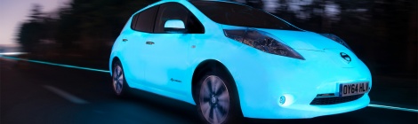 Nissan LEAF: brillando en la oscuridad