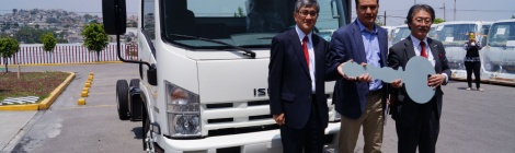 Esférica Logistic recibe de Isuzu Motors de México una unidad ELF 400