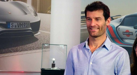 Porsche/Chopard: Mark Webber visita México