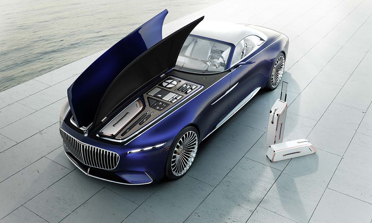 Studie eines extravaganten Cabriolets der Luxusklasse: Luxuriöse Offenbarung: Vision Mercedes-Maybach 6 Cabriolet