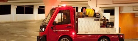Panasonic y la start-up Tropos Motors proponen un nuevo concepto de camiones compactos utilitarios conectados a la nube