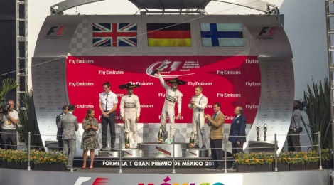 Nico Rosberg triunfa en el Gran Premio de México