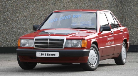 Pionero de la e-movilidad: Mercedes-Benz 190 con accionamiento eléctrico en 1990